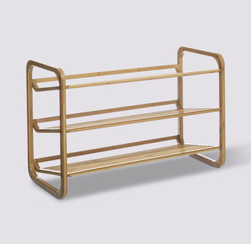  5Five Modern Shoe Rack Treated - 3 Levels - 74X33X50 cm