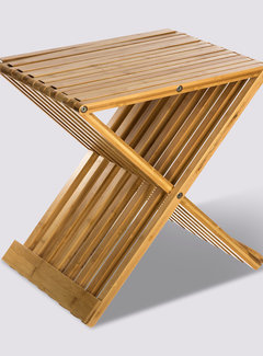  5Five Chaise pliante en bambou - 40 x 32 x 45 cm