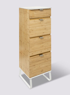  5Five Bamboo dresser with mirror - Natural - 5Five