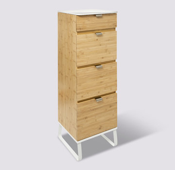  5Five Bamboo dresser with mirror - Natural - 5Five