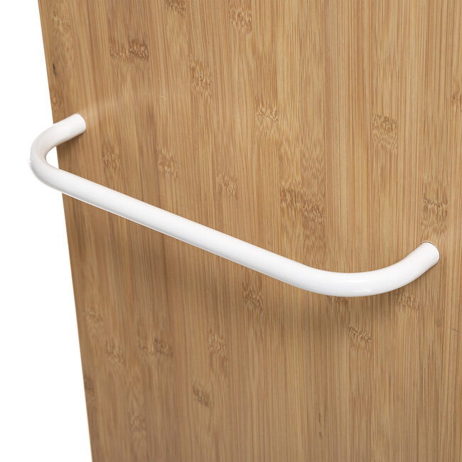 Bamboo bathroom cabinet - mirror included - 6 compartments