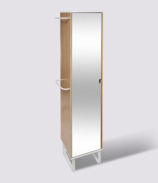  5Five Bamboo bathroom cabinet - mirror included - 6 compartments