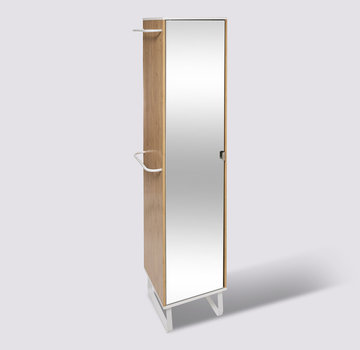 5Five Bamboe badkamer kast - Incl spiegel - 6 vaks