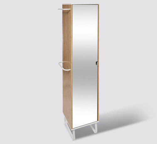 5Five Bamboo bathroom cabinet - mirror included - 6 compartments