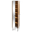 Bamboo bathroom cabinet - mirror included - 6 compartments