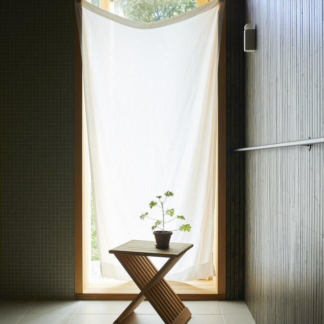 Design Bamboe klapstoel - Bijzettafel - Inklapbaar  - 40 x 32 x 45 cm - Krukje