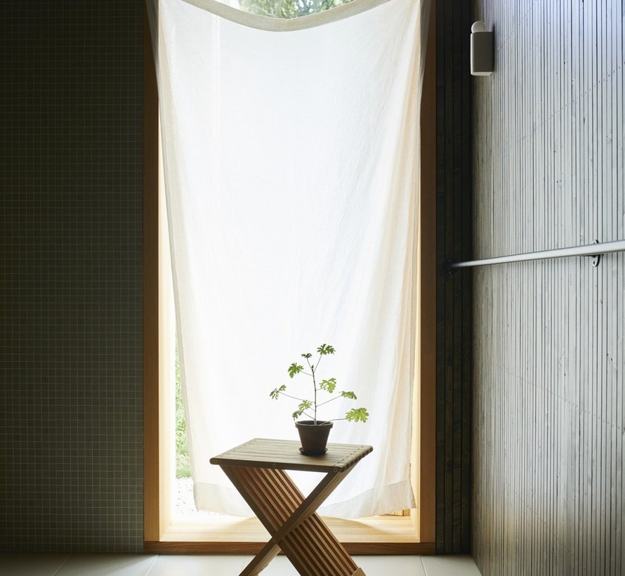 Design Bamboe klapstoel - Bijzettafel - Inklapbaar  - 40 x 32 x 45 cm - Krukje