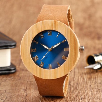 De belles montres en bambou de qualité supérieure