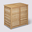 Double bamboo laundry basket - Sicela - H 58 x W 40 x L 60 cm