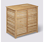 Double bamboo laundry basket - Sicela - H 58 x W 40 x L 60 cm