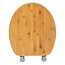 5Five Bambus-Look - Toilettensitz mit Zinkscharnieren