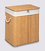 Natural bamboo laundry basket - 40 x 30 x 50 cm - 60 liters