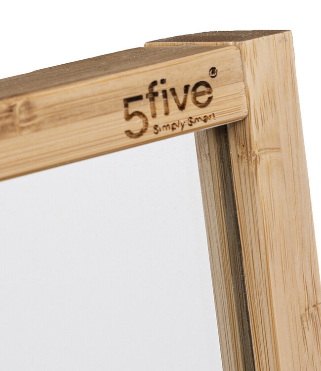 Vrijstaand Spiegel  - Bamboe - 160x41 cm - 5Five