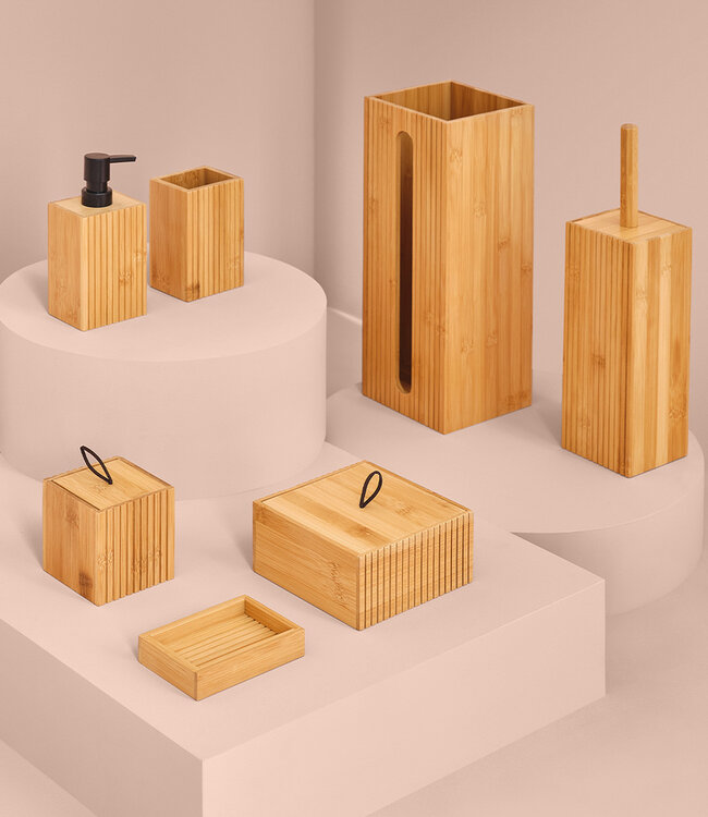 Voorraaddoosjes - Set van 2 Stuks - 5five  - Bamboe