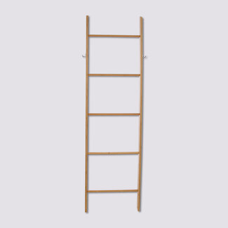  5Five Towel ladder with 5 steps - Height 170 cm - bamboo