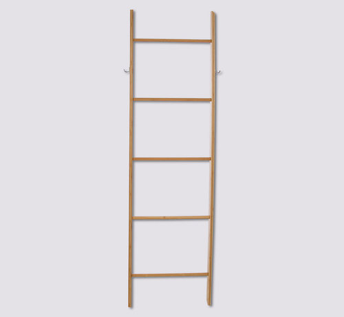 5Five Towel ladder with 5 steps - Height 170 cm - bamboo