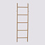 Towel ladder with 5 steps - Height 170 cm - bamboo