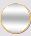  5Five Bamboe ronde Spiegel met Led Verlichting - Glas - Touch