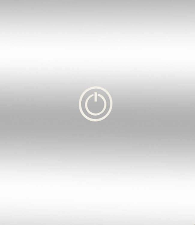 Bamboo Round Mirror with Led Lighting - Glass - Touch