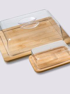  5Five Set Cheese board with bell jar and cheese box