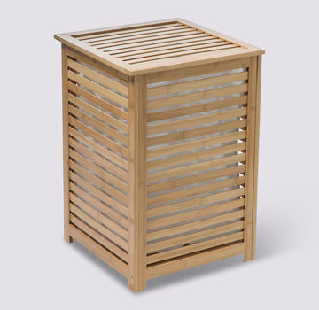  5Five Bamboo laundry basket - Sicela - 100 Liter - H 58 x W 40 x D 40 cm