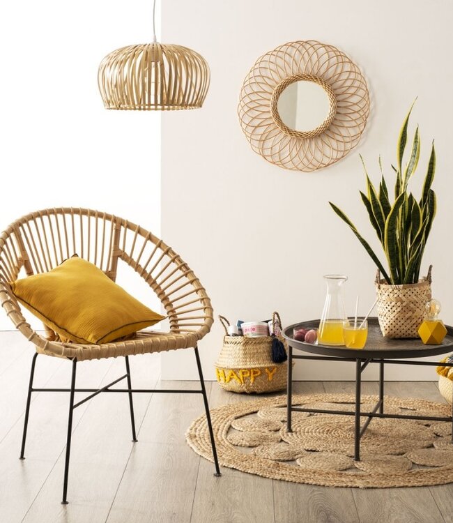 Natural Wicker Armchair - Bohemian - Kletta