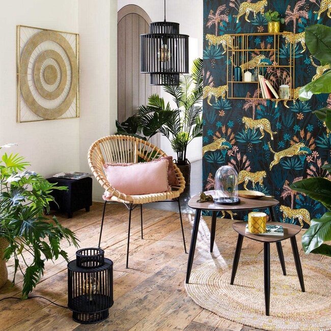 Natuurlijke Rieten fauteuil - Boheemse - Kletta