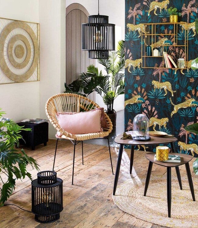 Natuurlijke Rieten fauteuil - Boheemse - Kletta