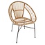 Natural Wicker Armchair - Bohemian - Kletta