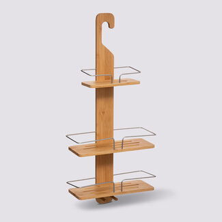  5Five Handy shower rack from Bamboo - no drilling required