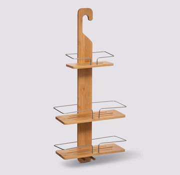  5Five Handy shower rack from Bamboo - no drilling required