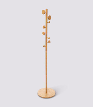  5Five Bamboo Tree Coat Rack - 8 hooks - 175 x 38 cm