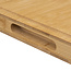 Bamboe snijplank met handvat 37x37x3.5 cm