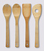 Five® - Bamboe  keukenlepels set van 4 stuks