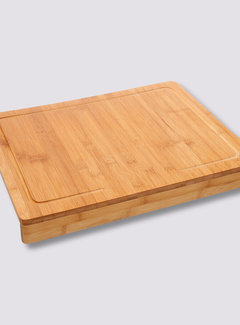  5Five Bamboo cutting board with border - 45 x 34 cm