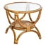Atmosphera Rattan Side Table - Farah