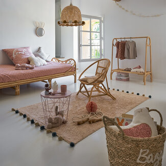 Atmosphera Rattan children's armchair - Leo - Beige