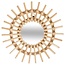 Rotan Spiegel - Zon - Set van 3 - D28cm