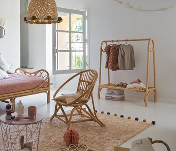 Atmosphera créateur d'intérieur Rattan Clothes Rack for Kids - Leo