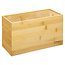 Bamboe Keukengerei Organizer - 5 Vaks  - Zwart