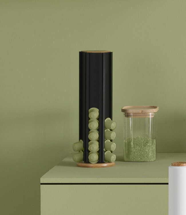 Five Bamboo - Rotatable capsule holder - 60 compartments
