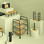 Kitchen Trolley - 3 Levels - Nera - 70cm - Black Bamboo