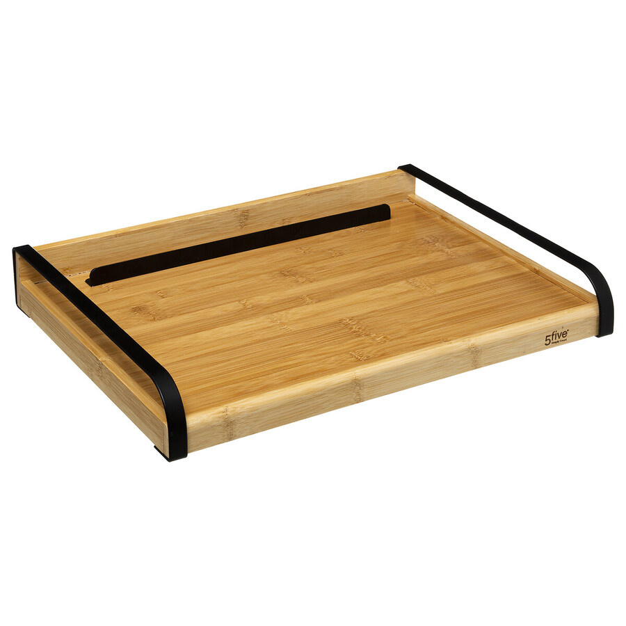 KKTONER Plateau de lit en bambou avec pieds pliables pour ordinateur  portable Plateau de service Plateau de petit-déjeuner Table de dessin :  : Cuisine et Maison