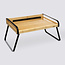 Bamboe Ontbijt dienblad - Laptoptafel - Tefefoonhouder - Nera - 51 x 31 cm