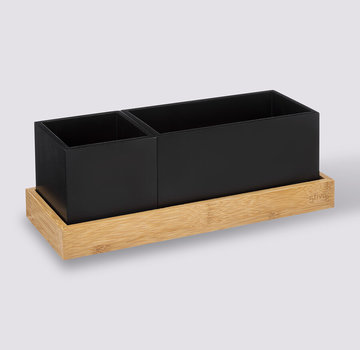  5Five Bamboo Removable Organizer - Storage Tray