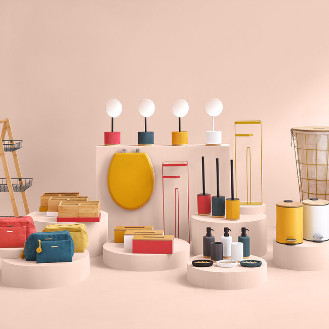 Bamboo Toothbrush Holder - 2 Pieces - Black