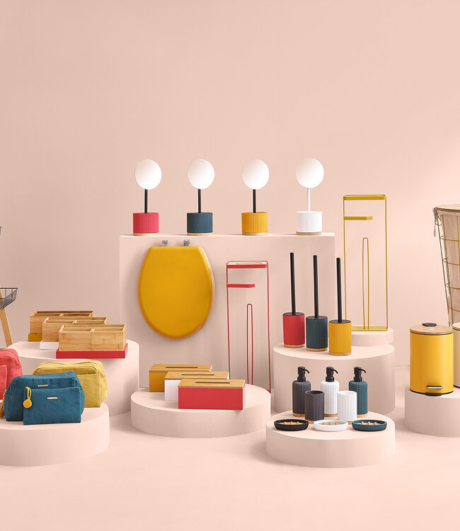 Bamboe Tandenborstelhouder - 2 Stuks - Zwart