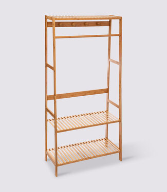  5Five Clothes rack in Bamboo style -170 x 80 x 34 cm