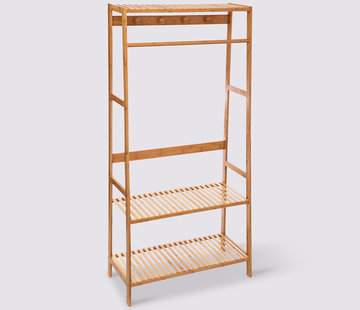  5Five Clothes rack in Bamboo style -170 x 80 x 34 cm