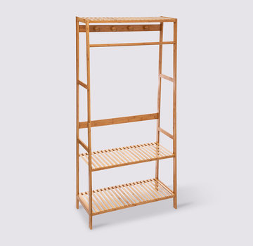  5Five Clothes rack in Bamboo style -170 x 80 x 34 cm